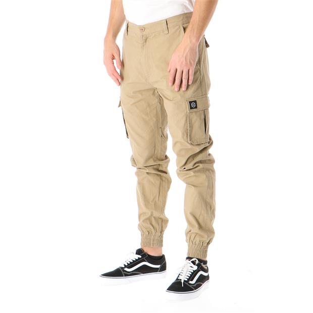 Pantaloni Uomo Cargo Long Pants Ripstop Beige Dolly Noire - Funbox Skate  Shop