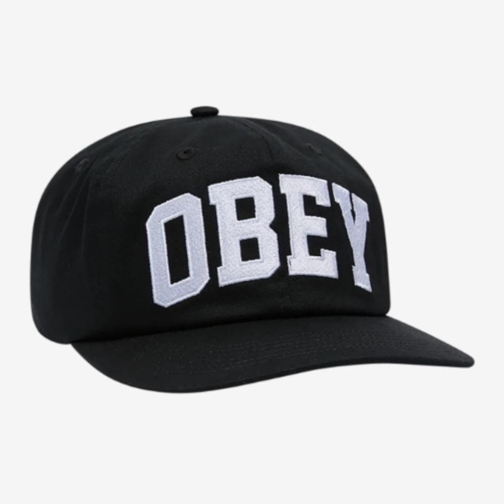 Collegiate_Black_Obey snapback