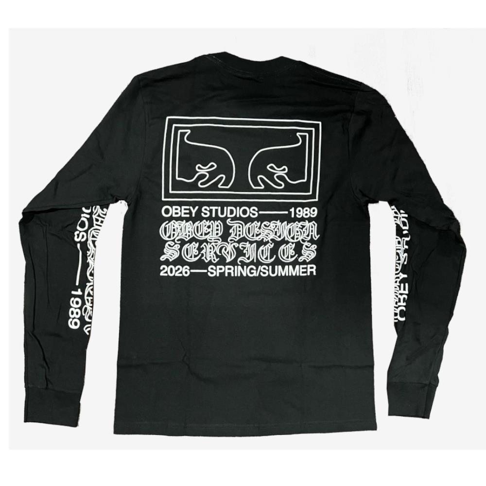 Design_Services_Black_Obey obey,tshirt