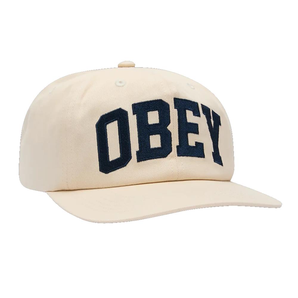 Collegiate_Unbleached_Obey snapback