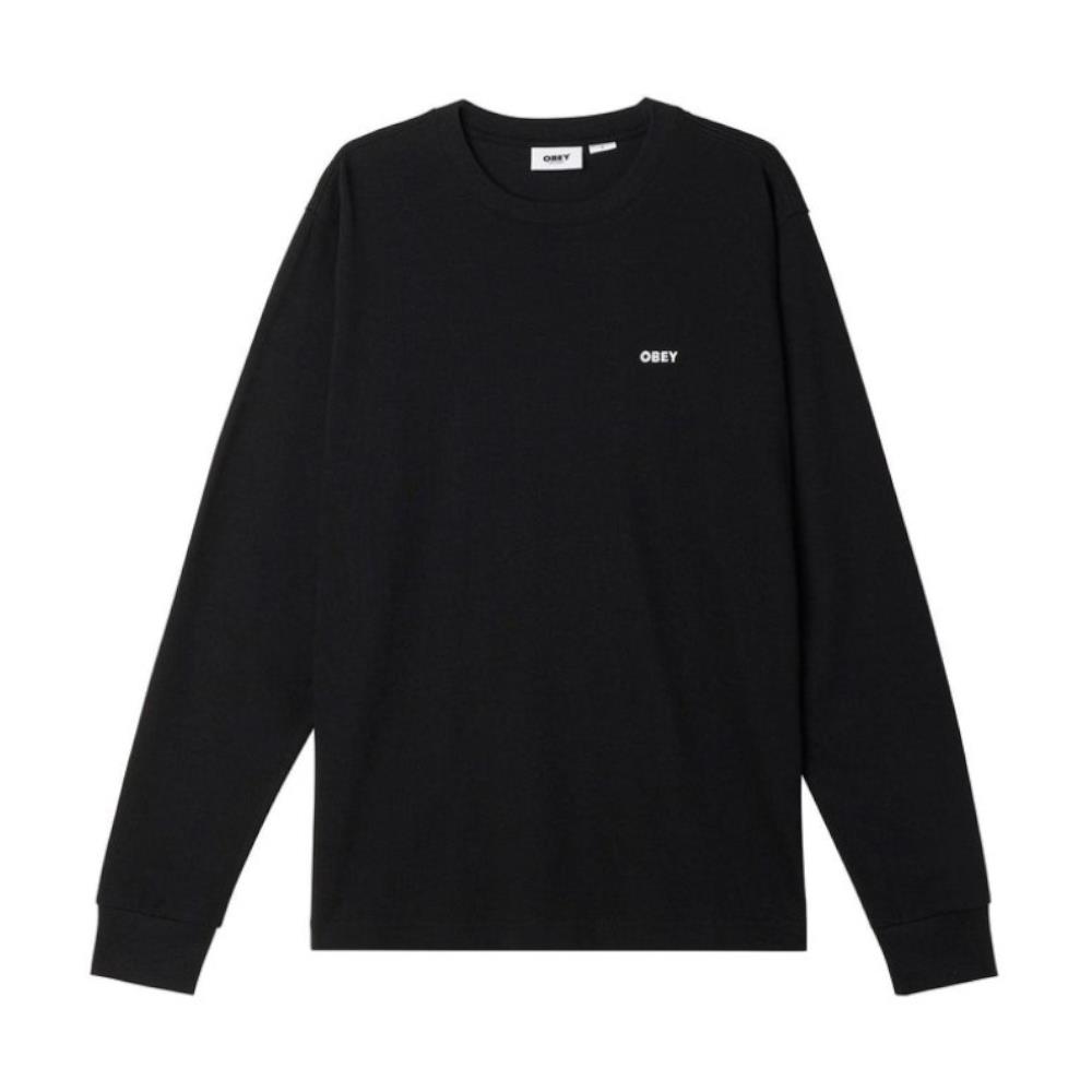 Established_Works_Bold_LS_Black_Obey tshirt,obey