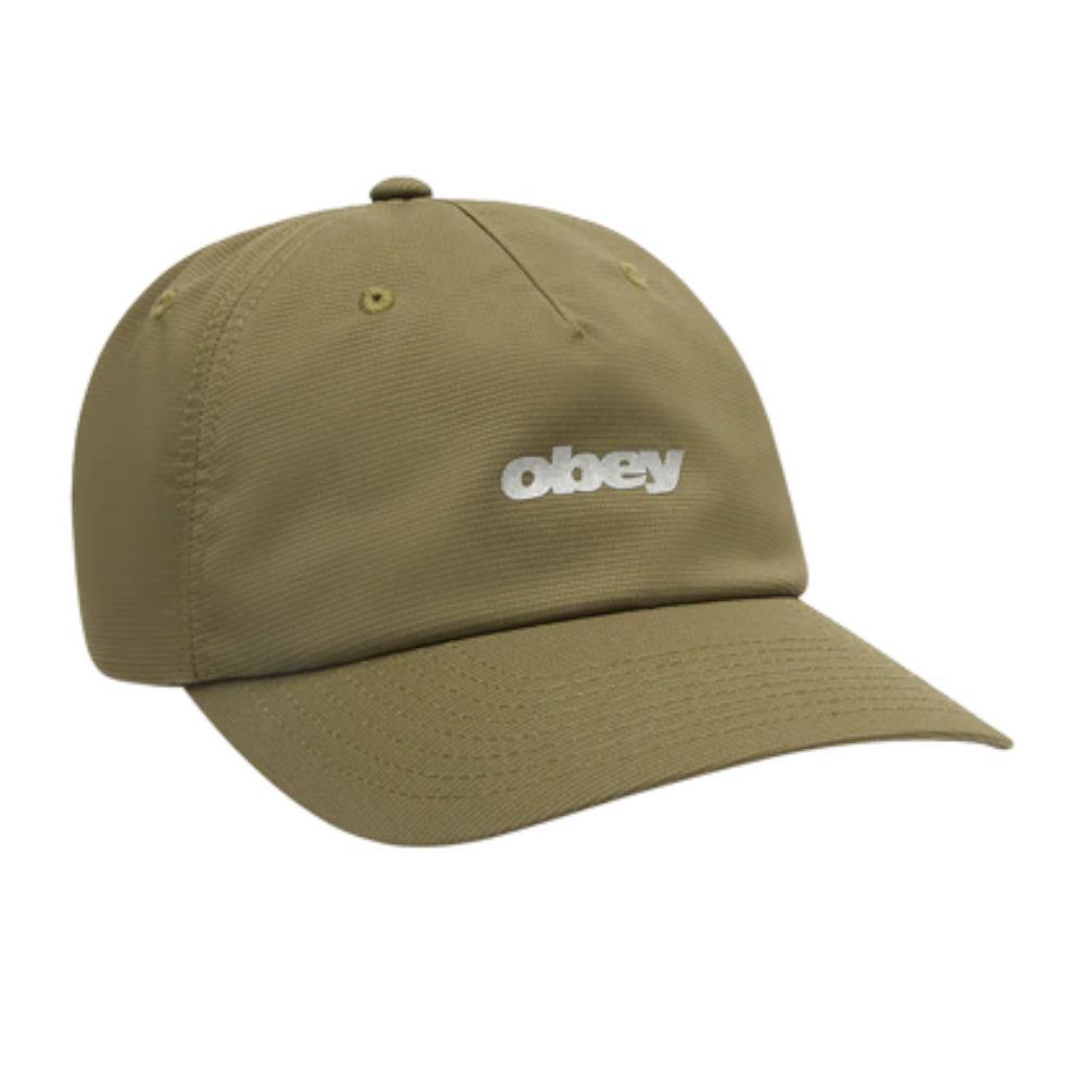 Stride_5_Panel_Strapback_Olive_Obey trucker