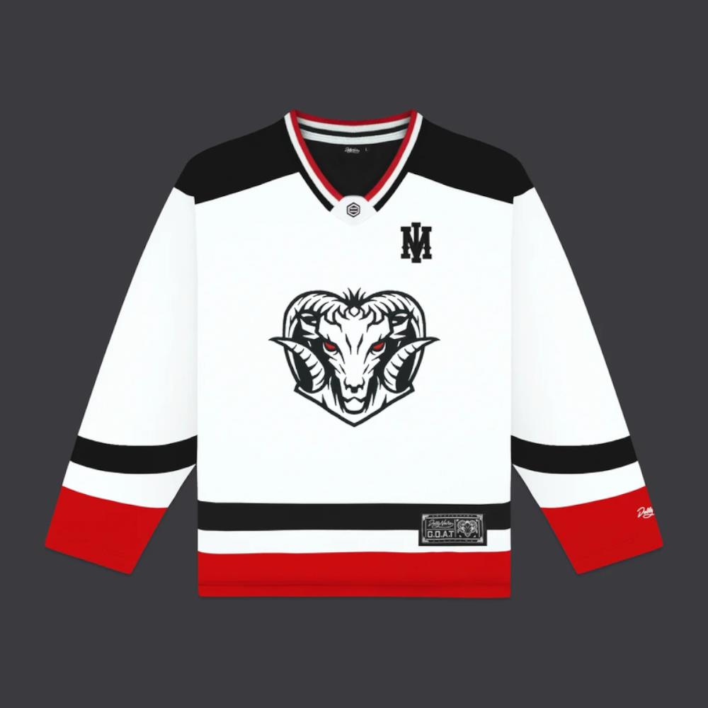 GOAT_Hockey_White_Dolly_Noire dollynoire,hockey
