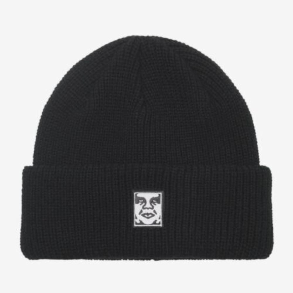 Mid_Icon_Patch_Black_Obey obey,beanie