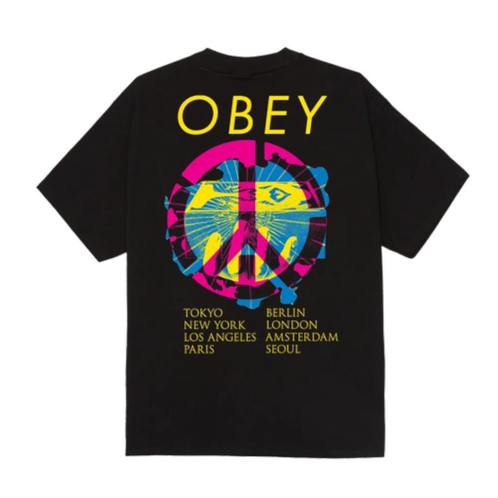 Peace_Brick_Black_Obey obey,tshirt